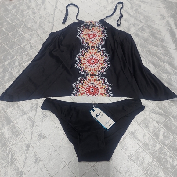 YOU DI AN New Two-Pieces Swimwear Size M. Women Halter Push Up Swimsuits Tankini - Picture 5 of 16